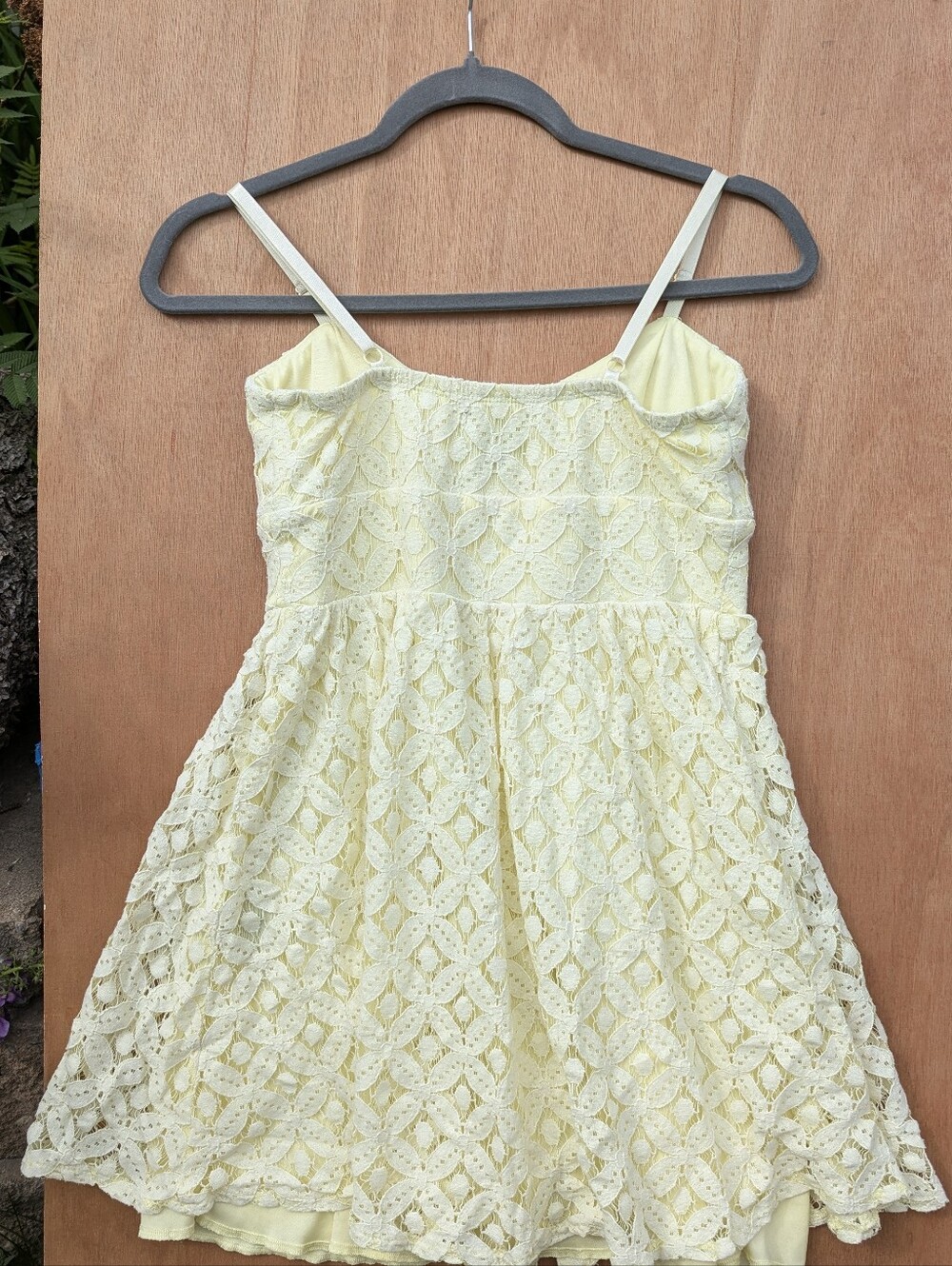 Yellow Lace Mini Dress Summer Romantic Coquettecore Festival Western Rodeo - Picture 13 of 15